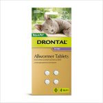 Bayer Drontal Cat Ellipsoid 4kg 4 Tab