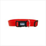Pl Nylon Adj Collar Red Medium