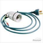 Shoof Lamp Socket Ceramic W 2m Lead