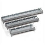 Bb Galvanised Feed Trough Chicks -30cm