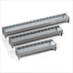 Bb Gal Feed Trough W Holes Chicks -16 Ho