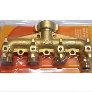 Neta Brass Outlet Tap 4-way Univ Scw