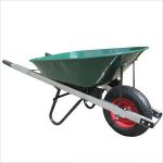 Rally Wheel Barrow-blue Metal Tray Wide