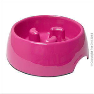 Po Round Slow Feeder 600ml Pink