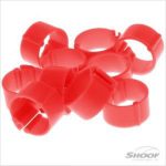 Shoof Poultry Leg Band Clip On 9mm Red