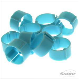 Shoof Poultry Leg Band Clip-on 20mm Blue