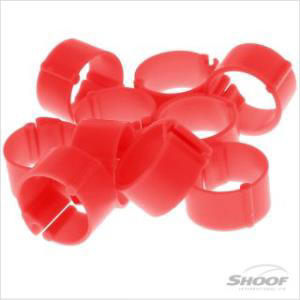 Shoof Leg Band Clip-on 20mm Red