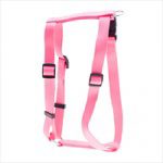 Pl Ess Nylon Adj Pink Harness M 35cm-50c
