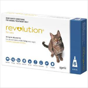 Revolution Cat Blue 6's 6x45mg