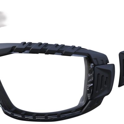 Maxisafe Clear Safety Glasses Evolve Orange
