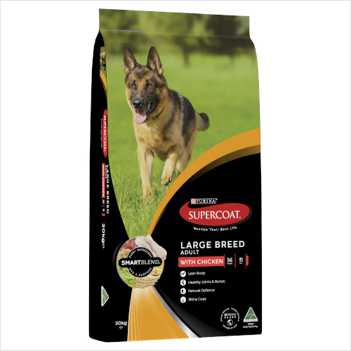 Supercoat Smartblend Large Breed Adult Chicken Dry Dog Food - 20kg