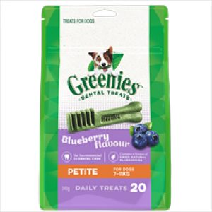 Greenies Dental Blueberry Petite 340gm